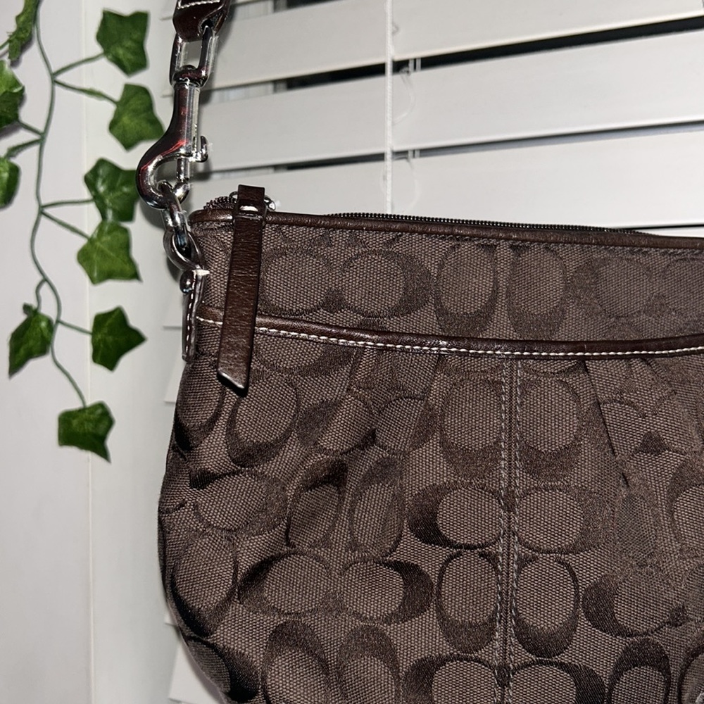 COACH PURSE BROWN ADJUSTABLE STRAP